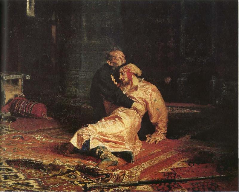 Ilya Repin Tai Yi Wanlei and his son Ivan Germany oil painting art